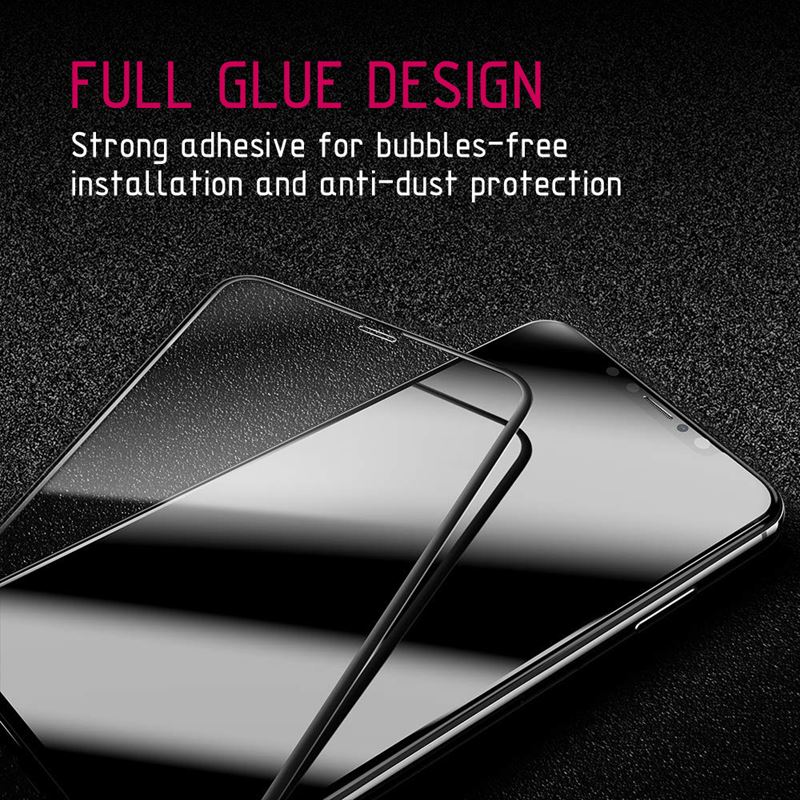 Crong Edge Glass 4D Full Glue - Szkło hartowane na cały ekran Huawei Mate 20