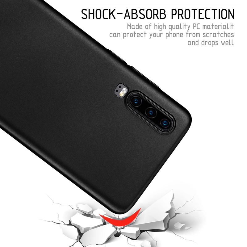 Crong Smooth Skin - Etui Huawei P30 (czarny)