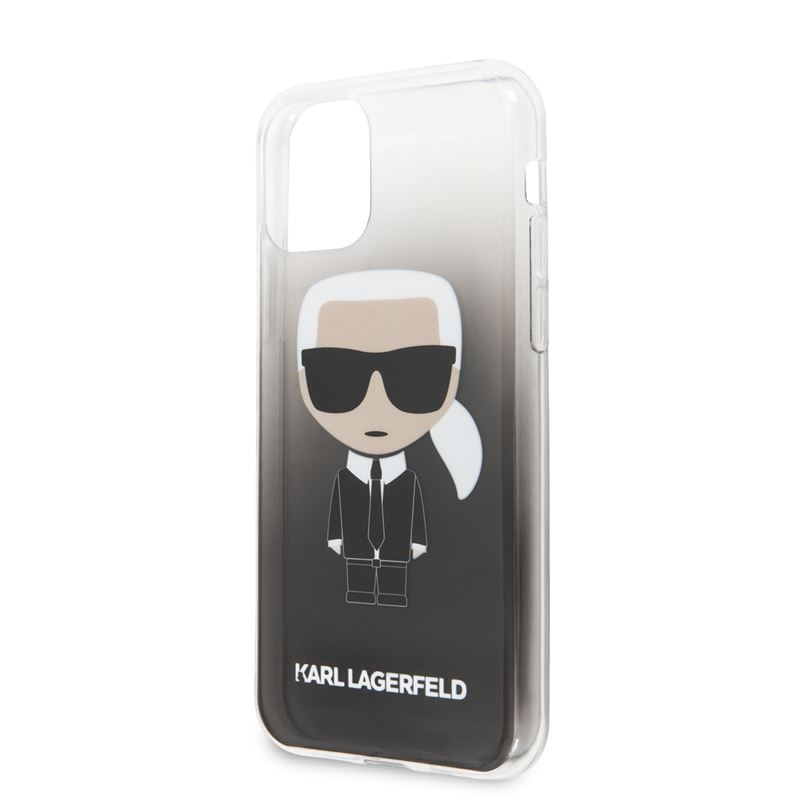 Karl Lagerfeld Iconic Karl Gradient - Etui iPhone 11 (czarny)