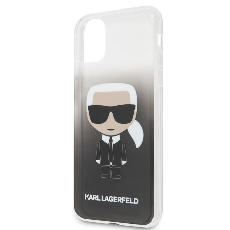 Karl Lagerfeld Iconic Karl Gradient - Etui iPhone 11 Pro Max (czarny)