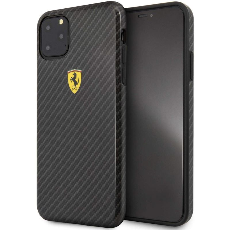 Ferrari On Truck Racing Shield Hardcase - Etui iPhone 11 Pro (Carbon Effect/Black)
