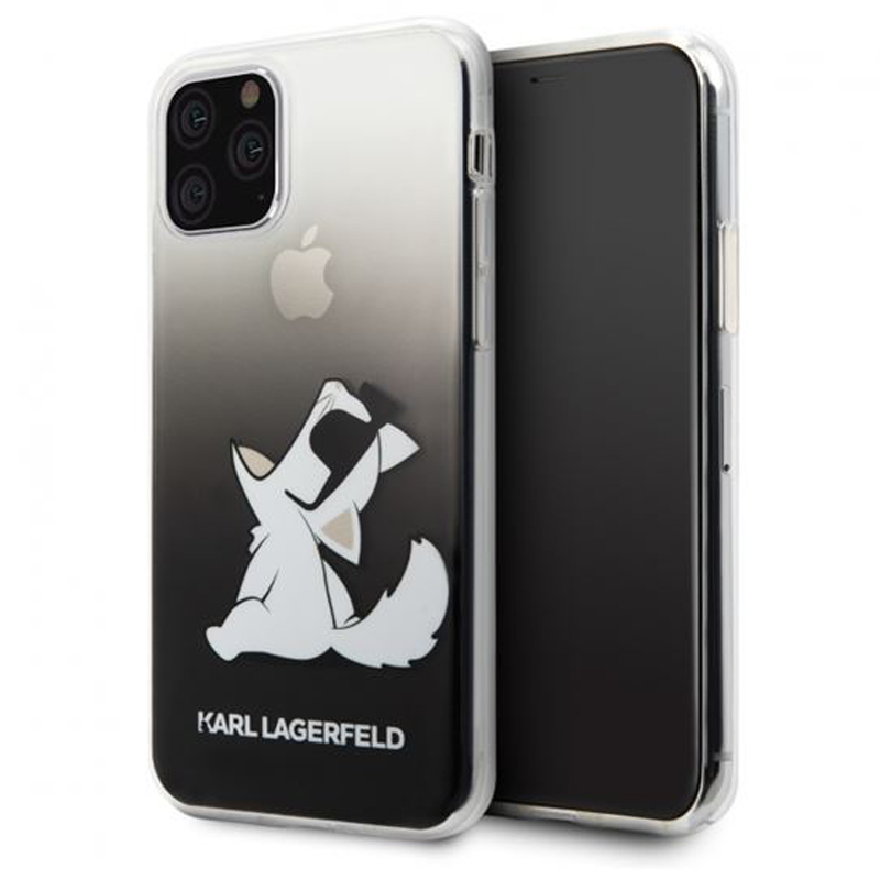 Karl Lagerfeld Choupette Fun Sunglasses - Etui iPhone 11 Pro Max (czarny)