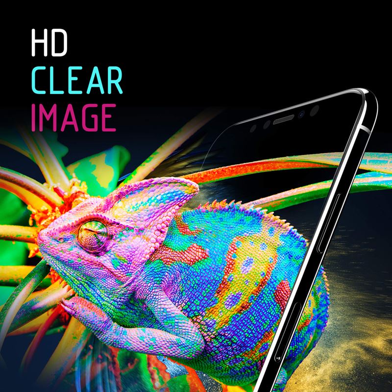 Crong 7D Nano Flexible Glass - Szkło hybrydowe 9H na cały ekran iPhone 8 Plus / 7 Plus (Black)