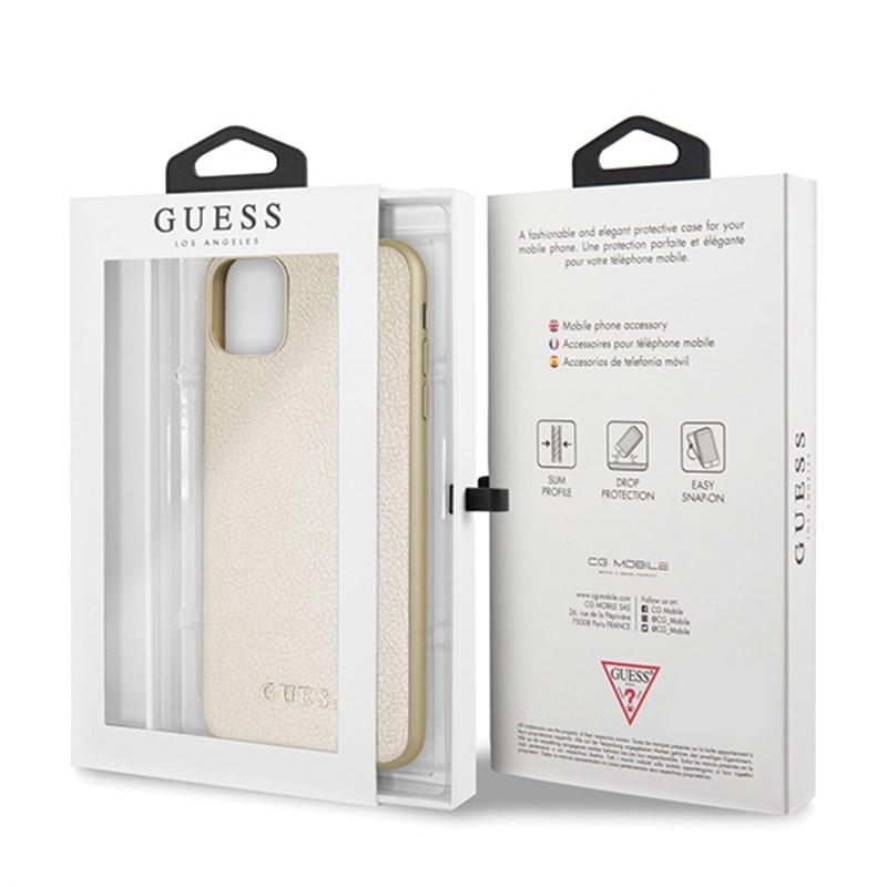 Guess Iridescent - Etui iPhone 11 Pro Max (Gold)