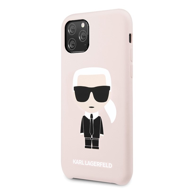 Karl Lagerfeld Fullbody Silicone Iconic - Etui iPhone 11 Pro (Pink)