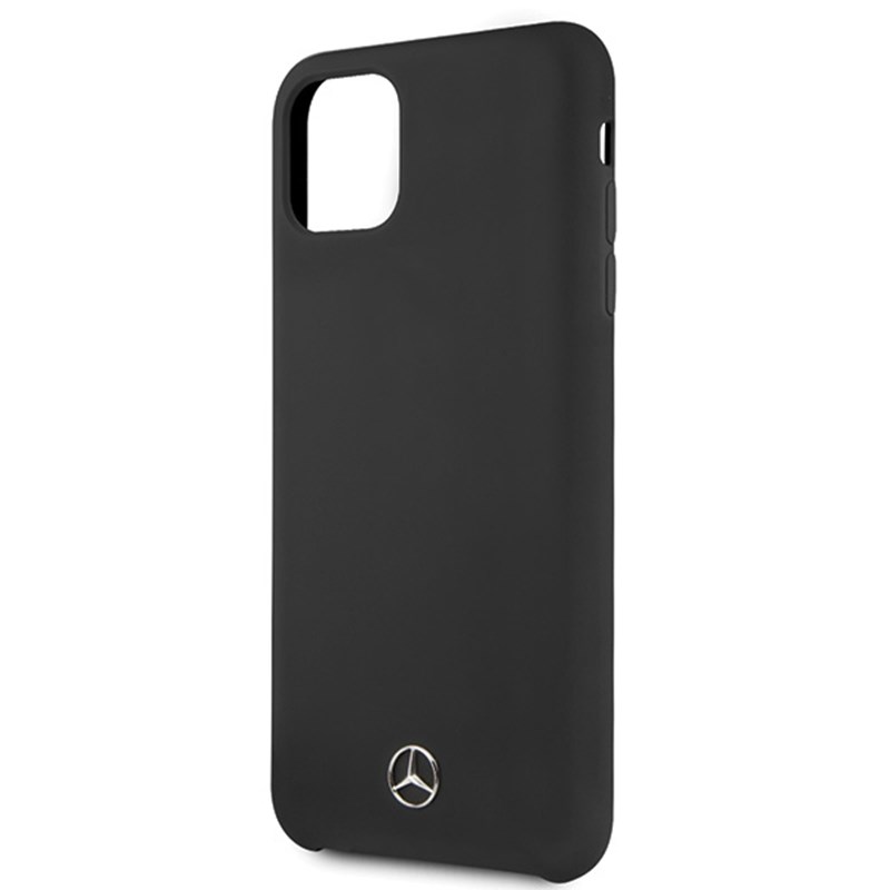 Mercedes Liquid Silicon Case - Etui iPhone 11 Pro Max (Black)
