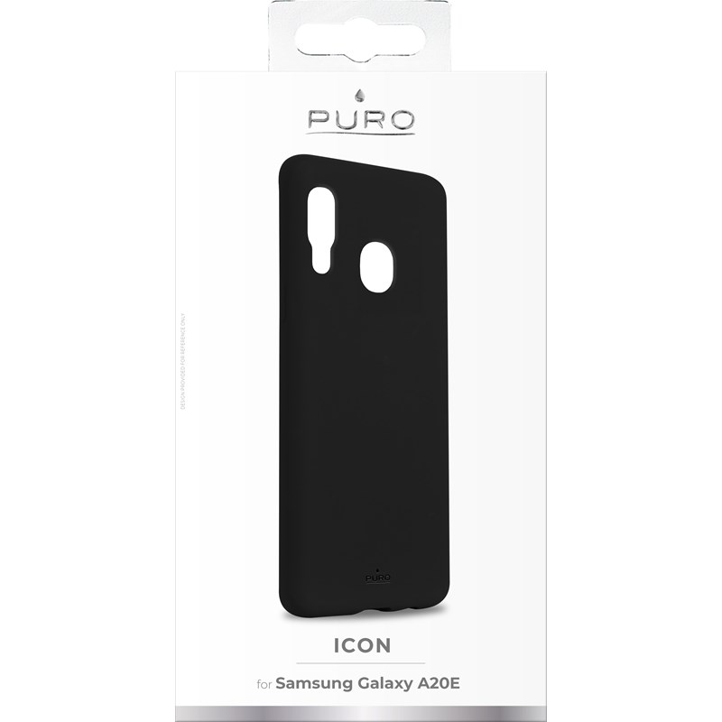 PURO ICON Cover - Etui Samsung Galaxy A20e (czarny)
