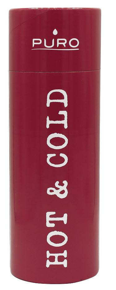 Puro Hot&Cold - Butelka termiczna ze stali nierdzewnej 500 ml (Red)