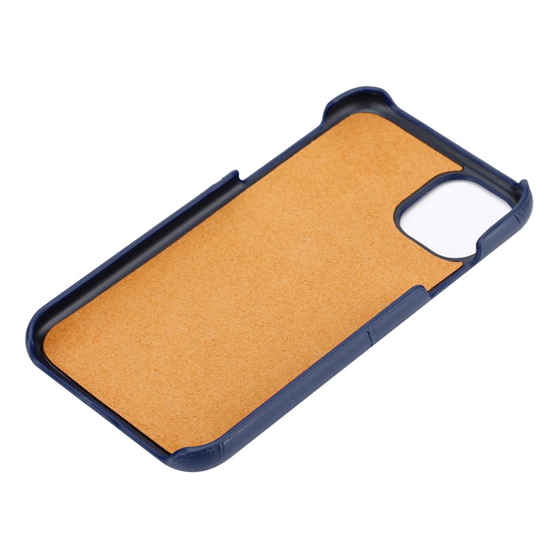 Crong Neat Cover - Etui iPhone 11 z kieszeniami (niebieski)