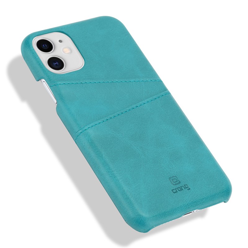 Crong Neat Cover - Etui iPhone 11 Pro z kieszeniami (zielony)