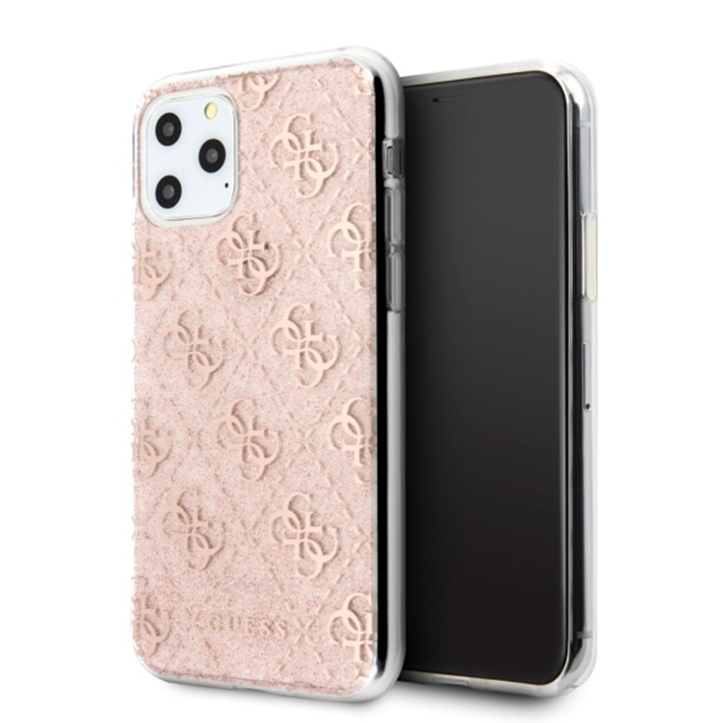 Guess 4G Glitter - Etui iPhone 11 Pro (Pink)