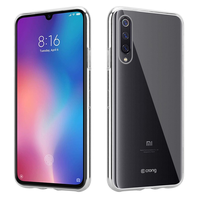 Crong Crystal Slim Cover - Etui Xiaomi Mi 9 (przezroczysty)
