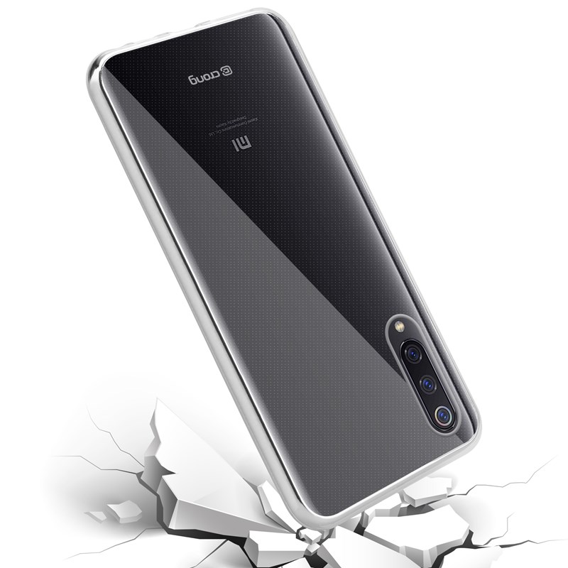 Crong Crystal Slim Cover - Etui Xiaomi Mi 9 (przezroczysty)