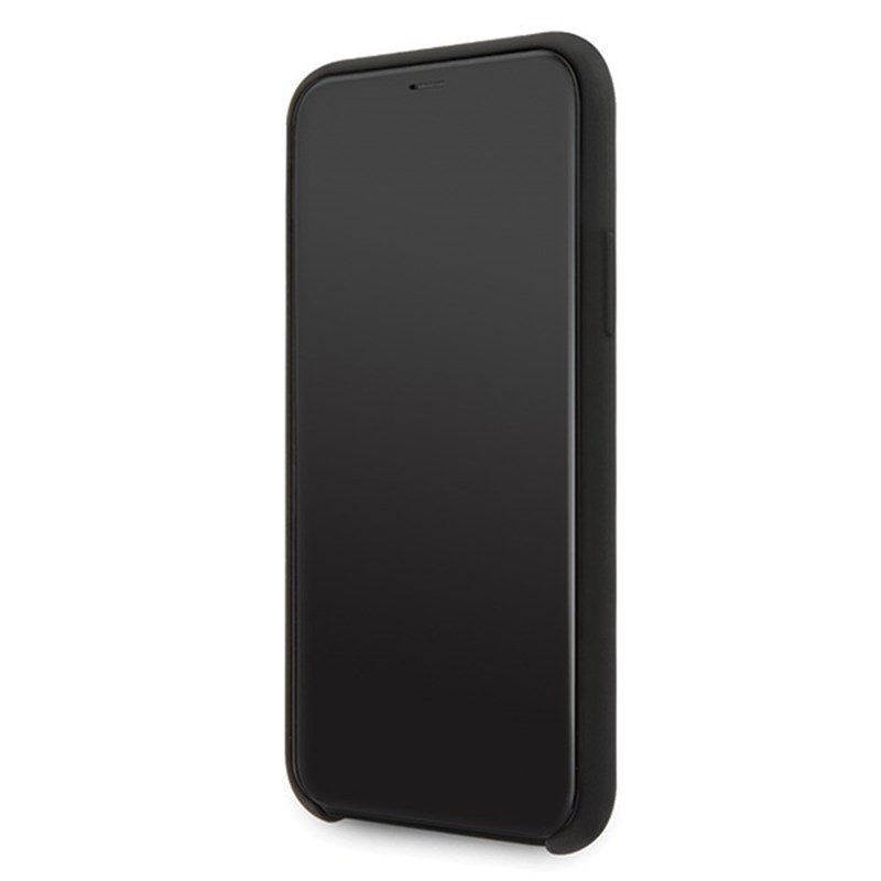 Guess Silicone 4G Tone to Tone - Etui iPhone 11 (Black)