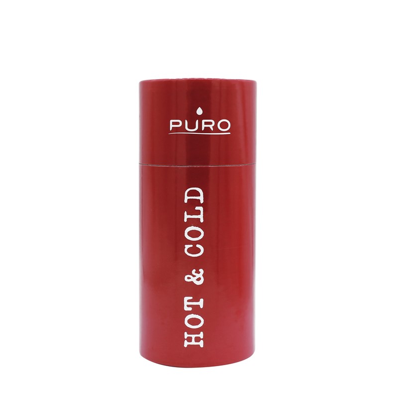 Puro Hot&Cold - Butelka termiczna ze stali nierdzewnej 350 ml (Red)