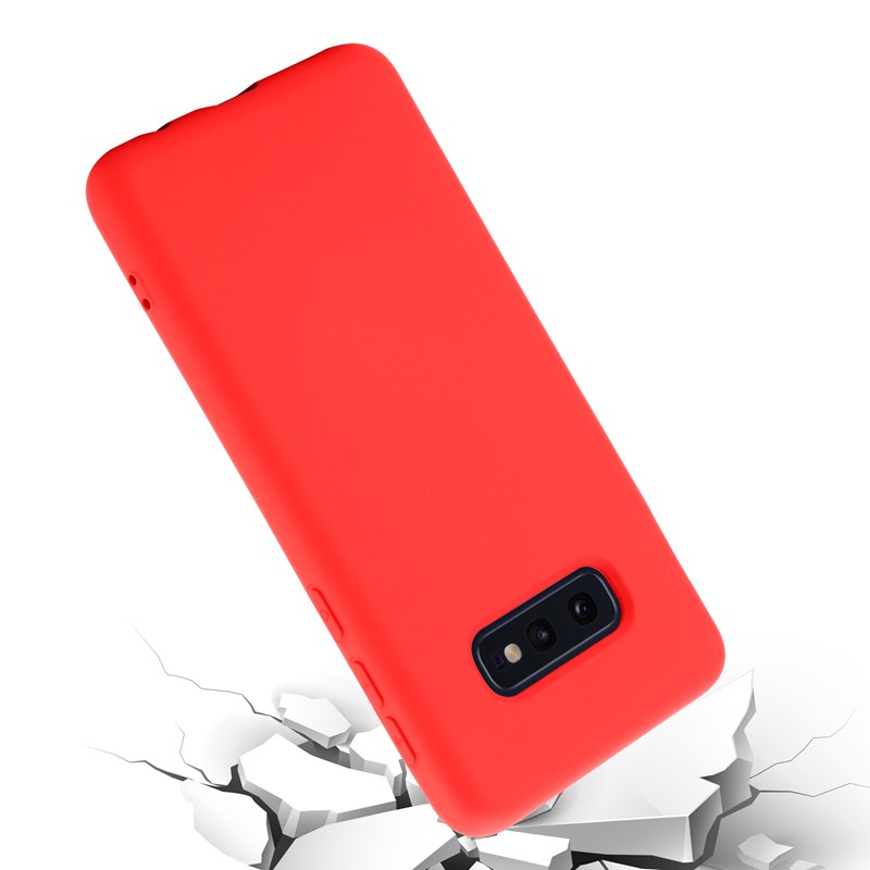Crong Color Cover - Etui Samsung Galaxy S10e (czerwony)
