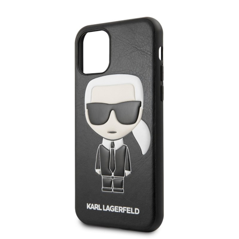 Karl Lagerfeld Iconic Karl Embossed Fullbody - Etui iPhone 11 Pro (Black)