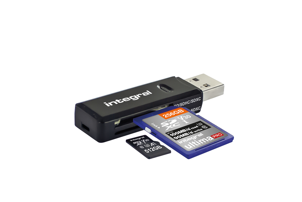 Integral MultiCard Reader - Czytnik kart pamięci SD/microSD, USB 3.1