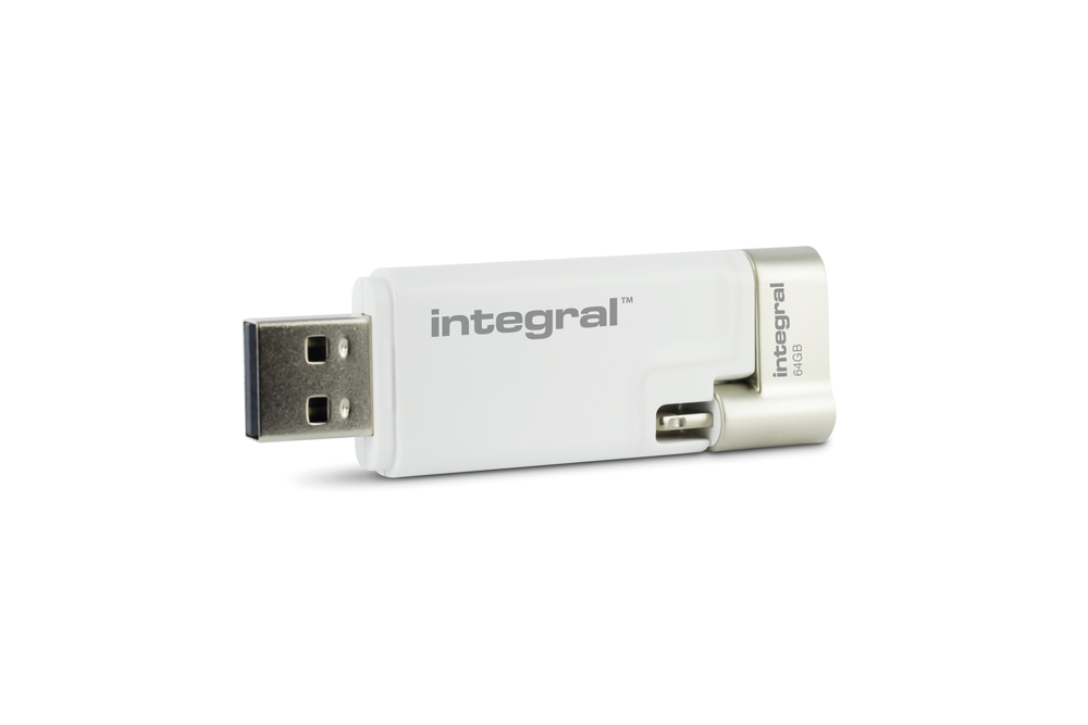 Integral iShuttle - pamięć przenośna 64 GB ze złączem USB oraz Lightning MFi