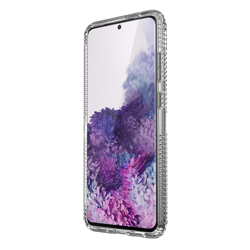 Speck Presidio Perfect-Clear with Grips - Etui Samsung Galaxy S20 Ultra z powłoką MICROBAN (Clear/Clear)