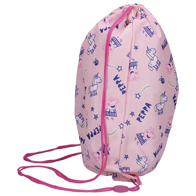 Peppa Pig - Worek na buty, gimnastykę (44 x 37 cm) Świnka Peppa & Unicorn