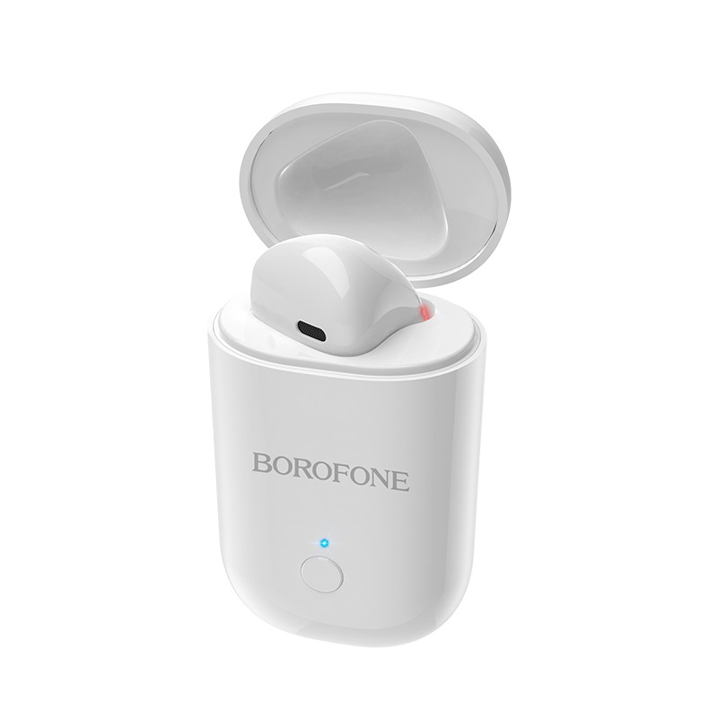 Borofone - słuchawka Bluetooth V5.0 ze stacją ładującą i etui