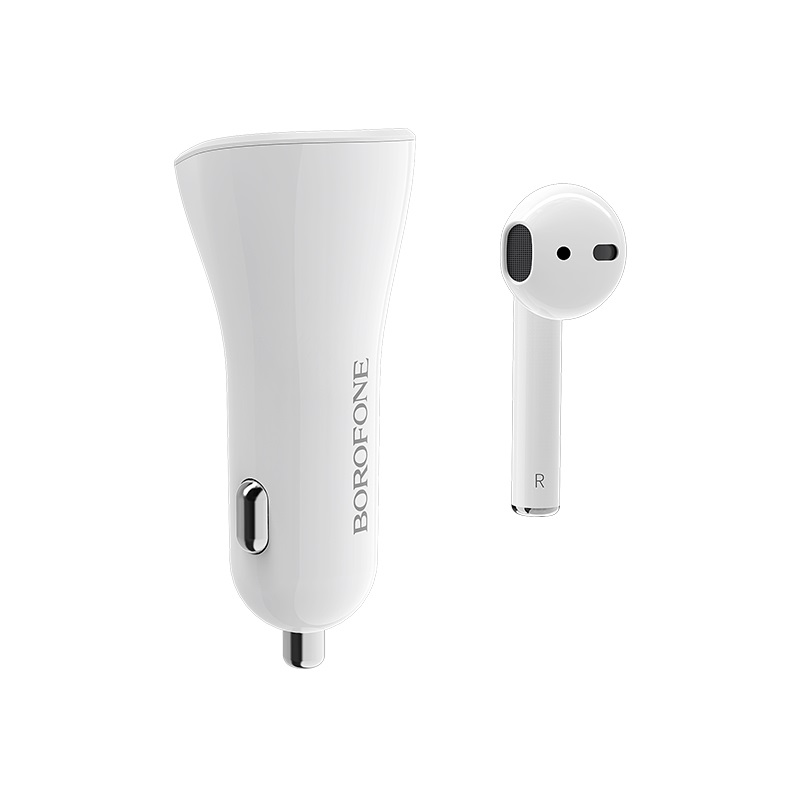 Borofone - słuchawka Bluetooth V5.0 ze stacją ładowania i dodatkowym portem USB