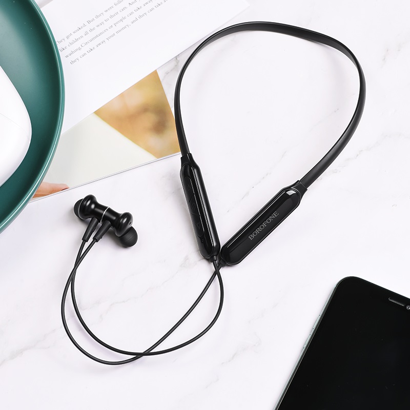 Borofone - słuchawki Bluetooth Joyous sports, czarny