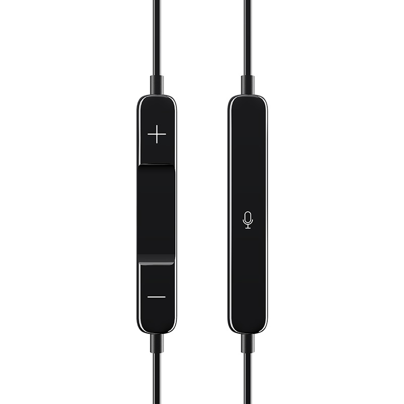 Borofone - słuchawki przewodowe z mikrofonem i pilotem Jack 3,5mm czarny