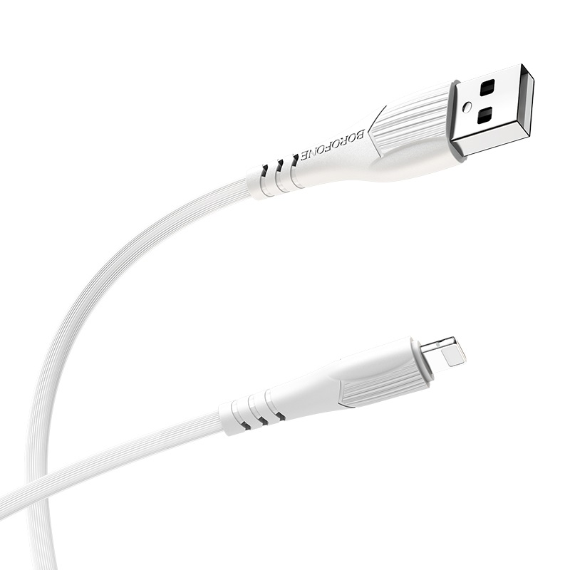 Borofone - kabel USB-A do Lightning 1m biały