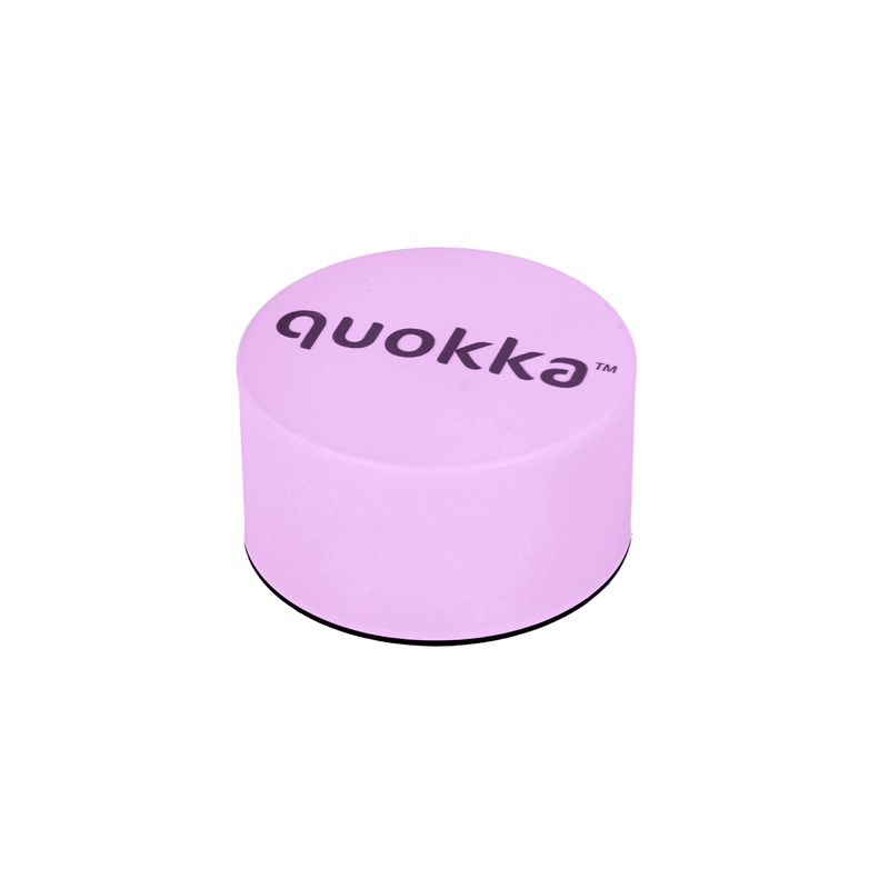 Quokka Solid Kids - Butelka termiczna ze stali nierdzewnej 510 ml (Pink Bricks)
