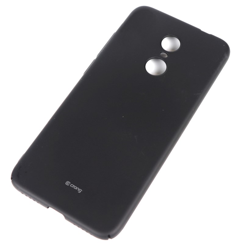 Crong Smooth Skin - Etui Xiaomi Redmi 5 Plus (czarny)