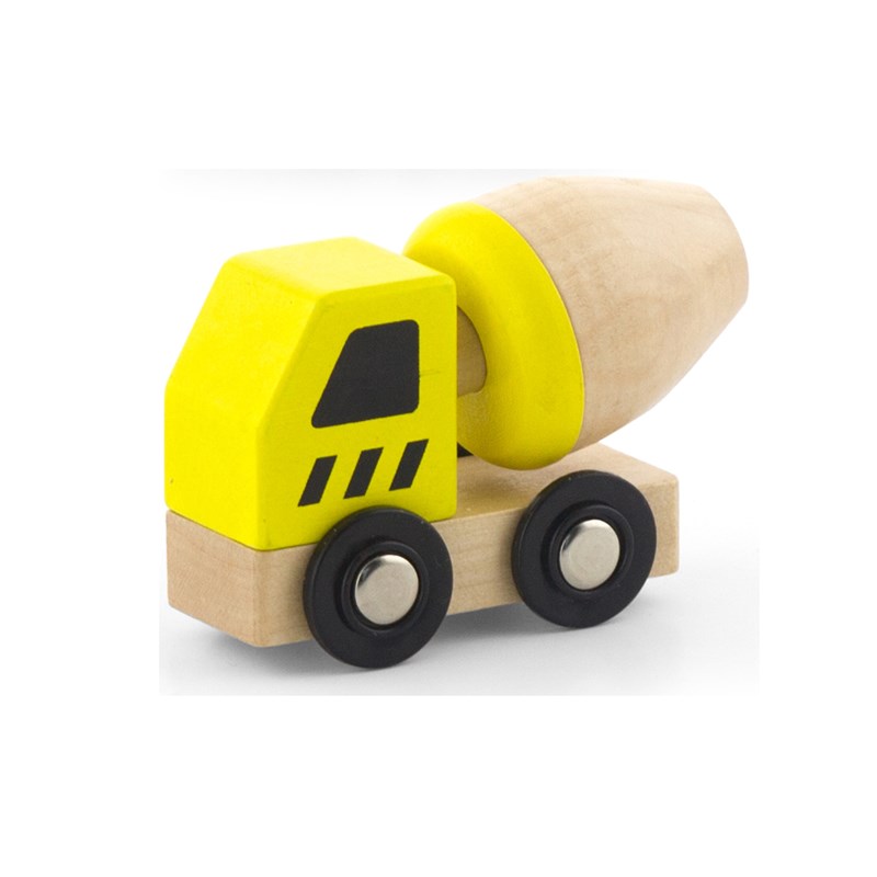 Viga Toys - Zestaw 6 drewnianych pojazdów