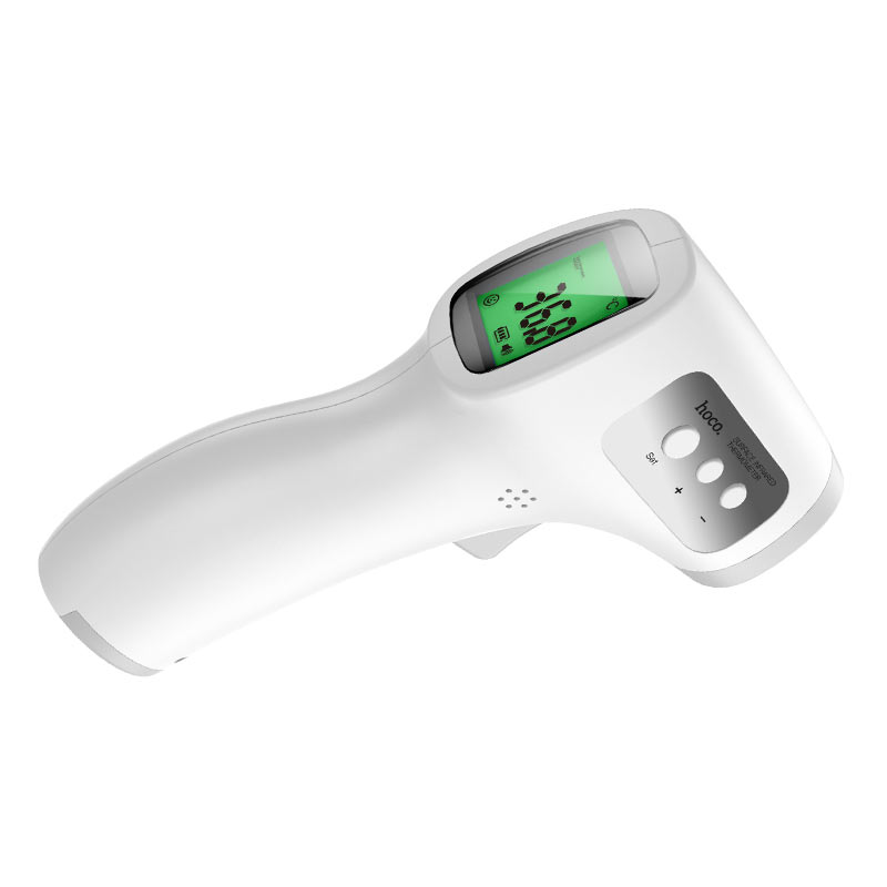 Hoco infrared thermometer - Bezdotykowy termometr na podczerwień (biały)