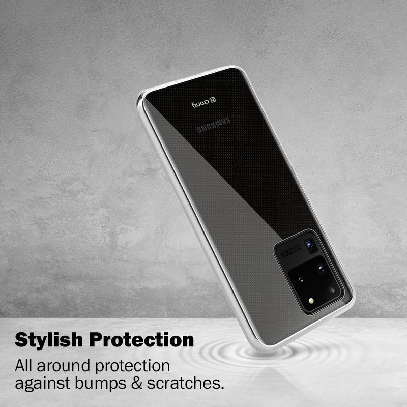 Crong Crystal Slim Cover - Etui Samsung Galaxy A70 (przezroczysty)