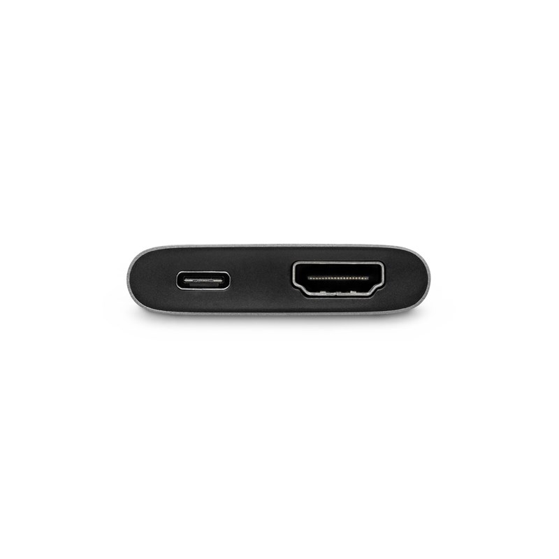 Moshi USB-C Adapter - Przejściówka do HDMI 4K i HDR z obsługą ładowania Power Delivery 60W (Titanium Gray)