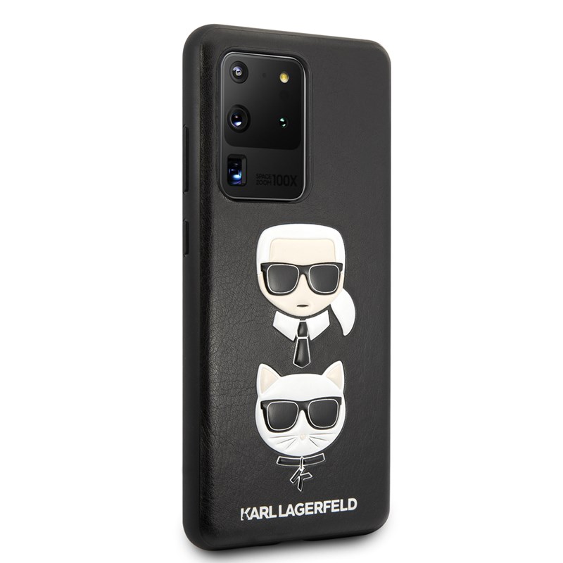 Karl Lagerfeld Embossed Case Karl & Choupette - Etui Samsung Galaxy S20 Ultra