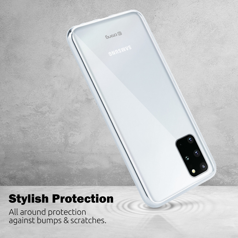 Crong Crystal Slim Cover - Etui Samsung Galaxy S20+ (przezroczysty)