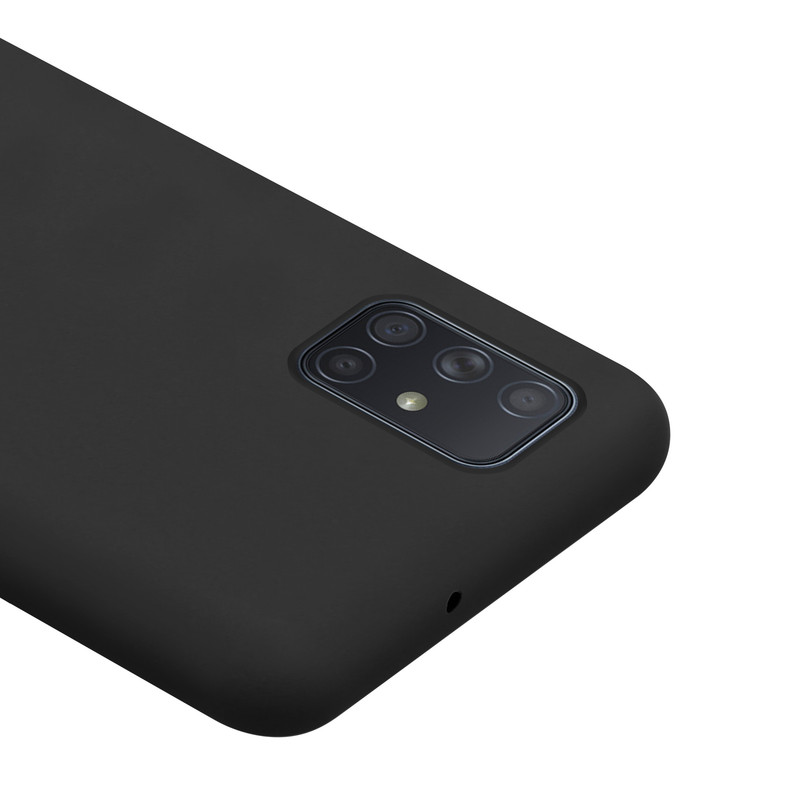 Crong Color Cover - Etui Samsung Galaxy A51 (czarny)