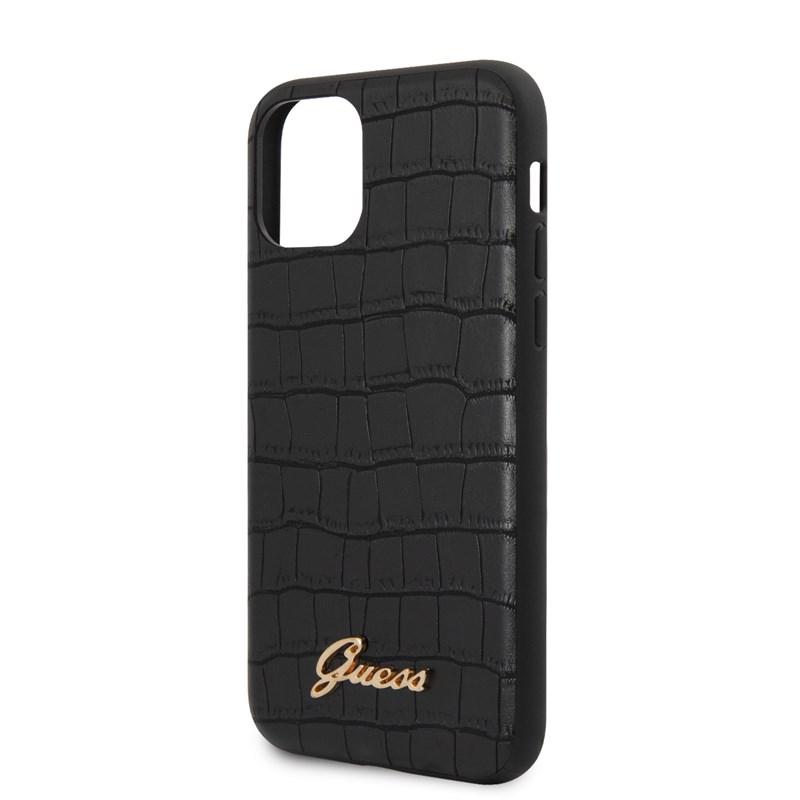 Guess Croco Case - Etui iPhone 11 Pro (Black)