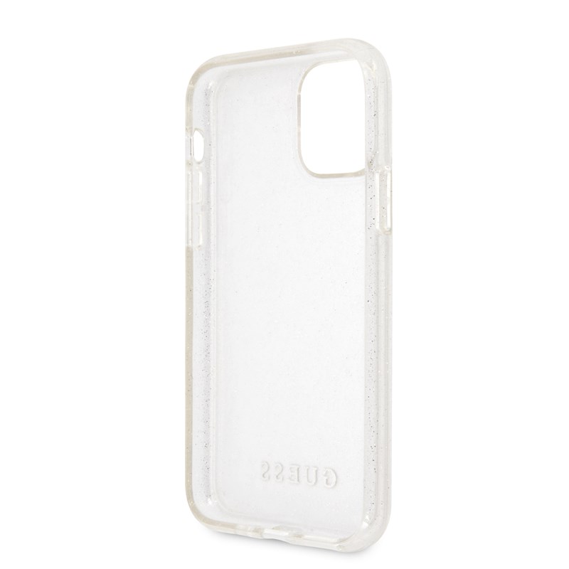 Guess Glitter Case - Etui iPhone 11 (Silver)