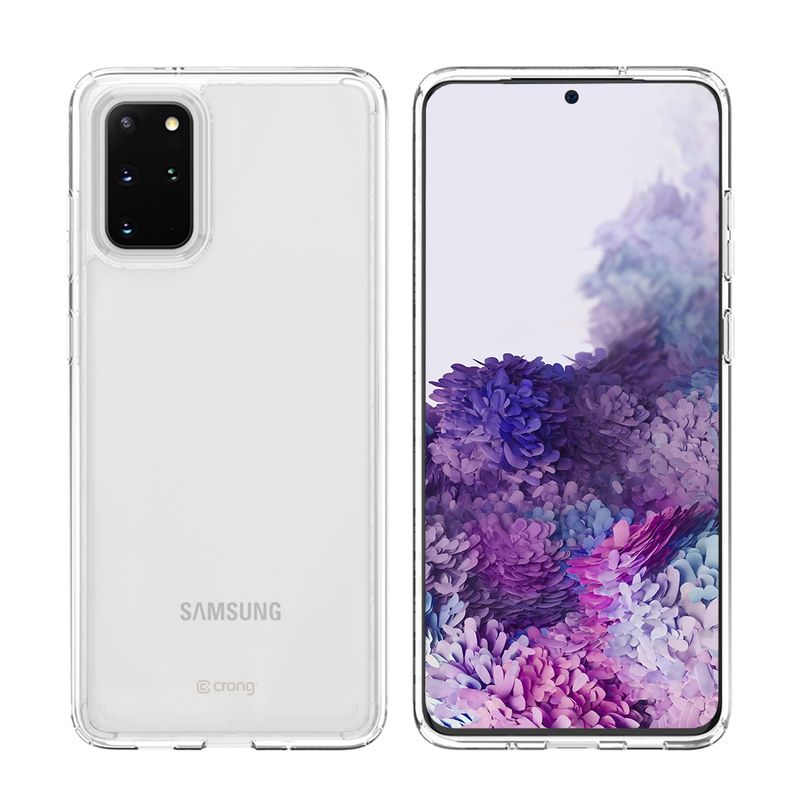 Crong Crystal Shield Cover - Etui Samsung Galaxy S20+ (przezroczysty)