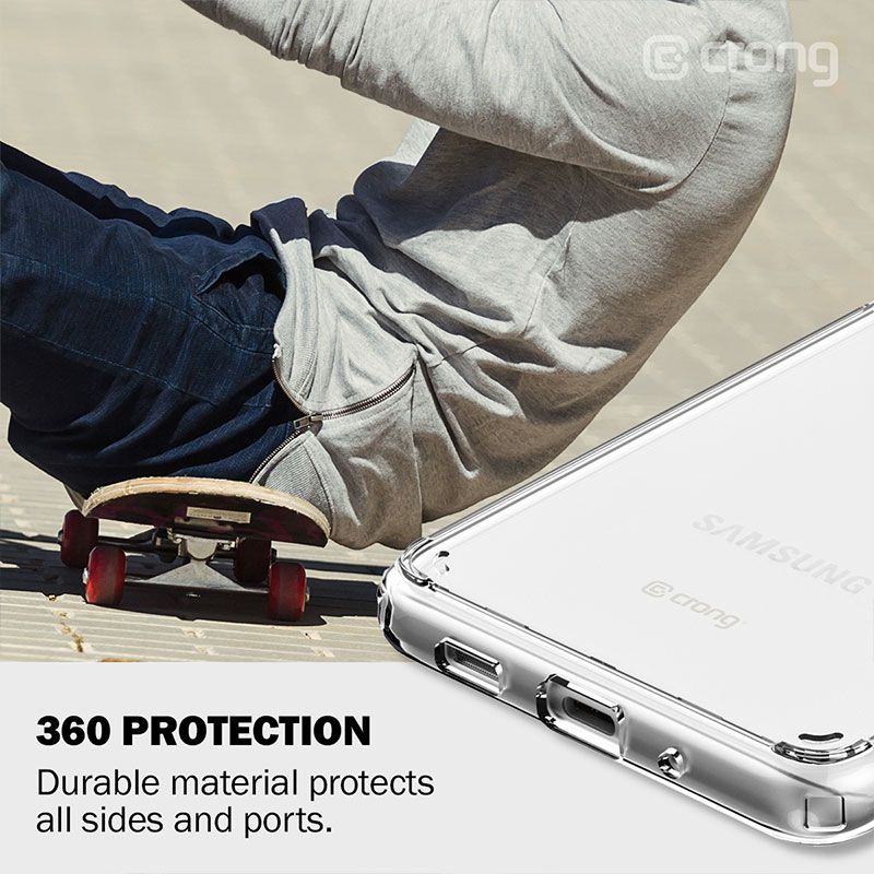 Crong Crystal Shield Cover - Etui Samsung Galaxy S20 (przezroczysty)