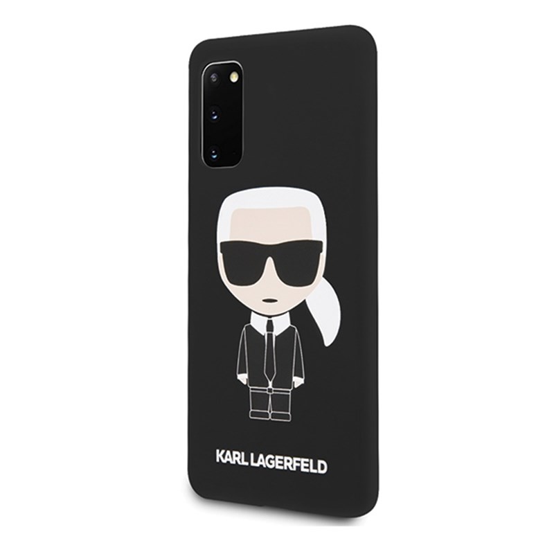 Karl Lagerfeld Fullbody Silicone Iconic - Etui Samsung Galaxy S20 (Black)
