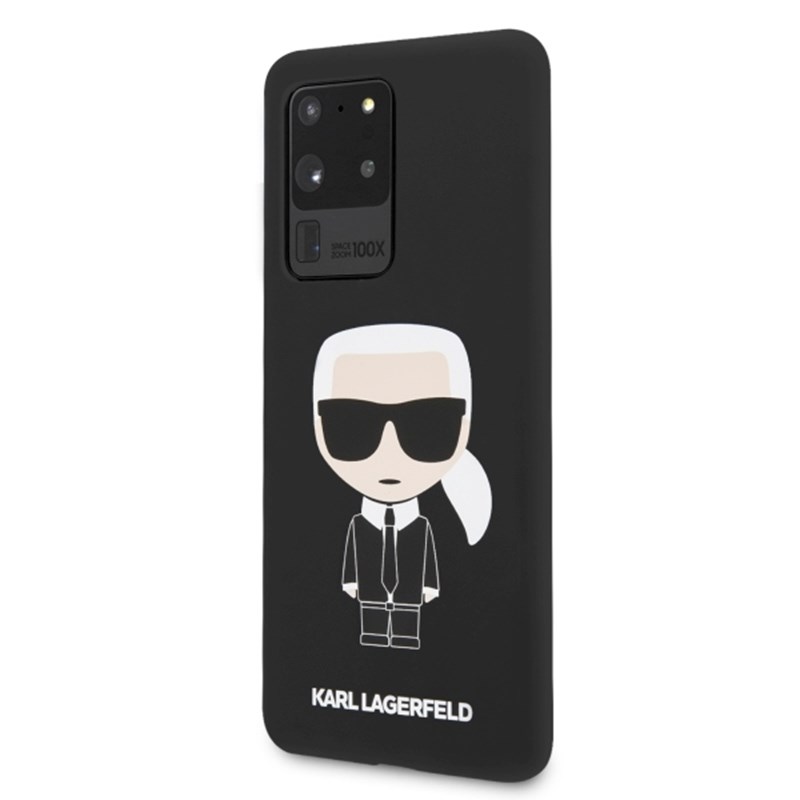 Karl Lagerfeld Fullbody Silicone Iconic - Etui Samsung Galaxy S20 Ultra (Black)