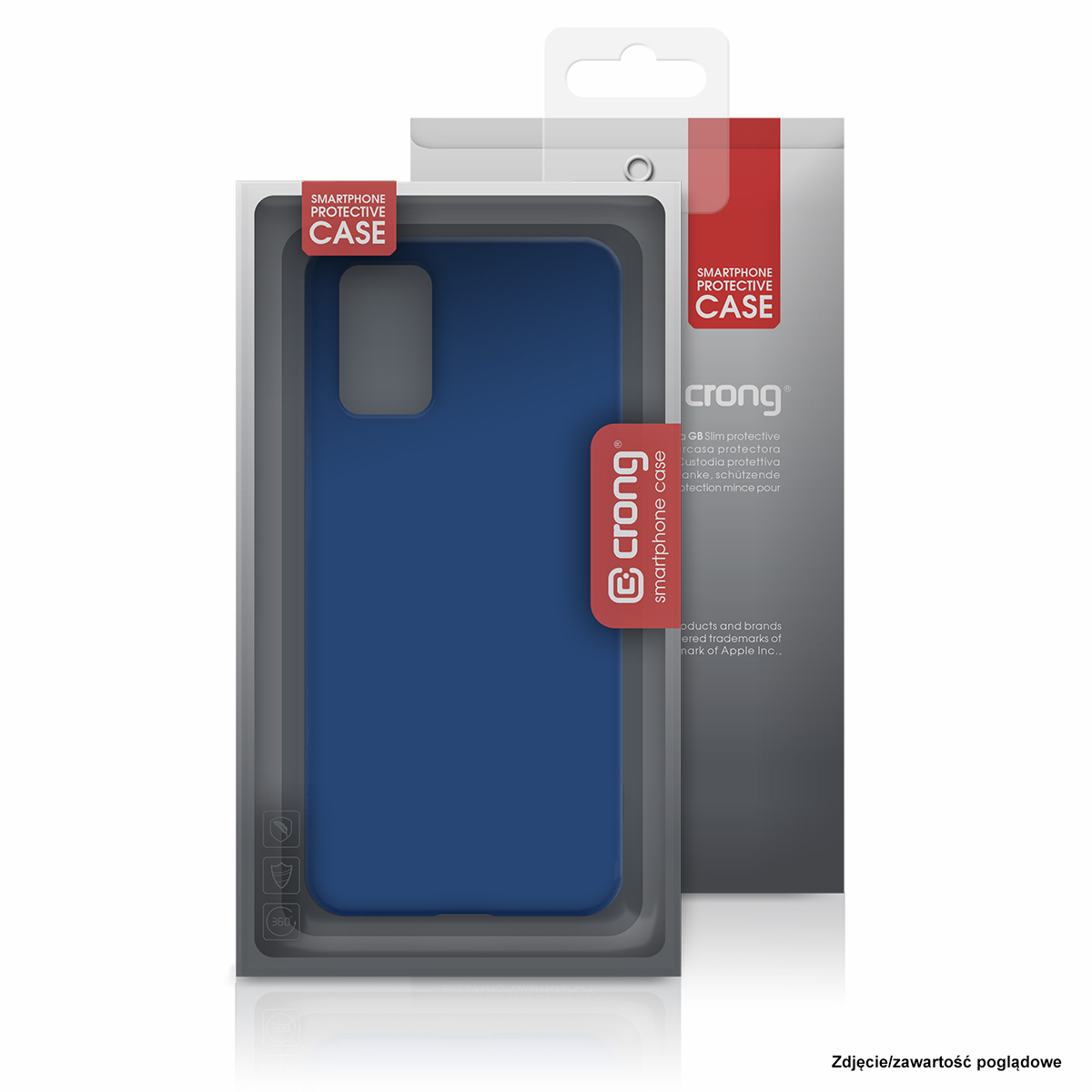 Crong Crystal Shield Cover - Etui Samsung Galaxy S20+ (przezroczysty)