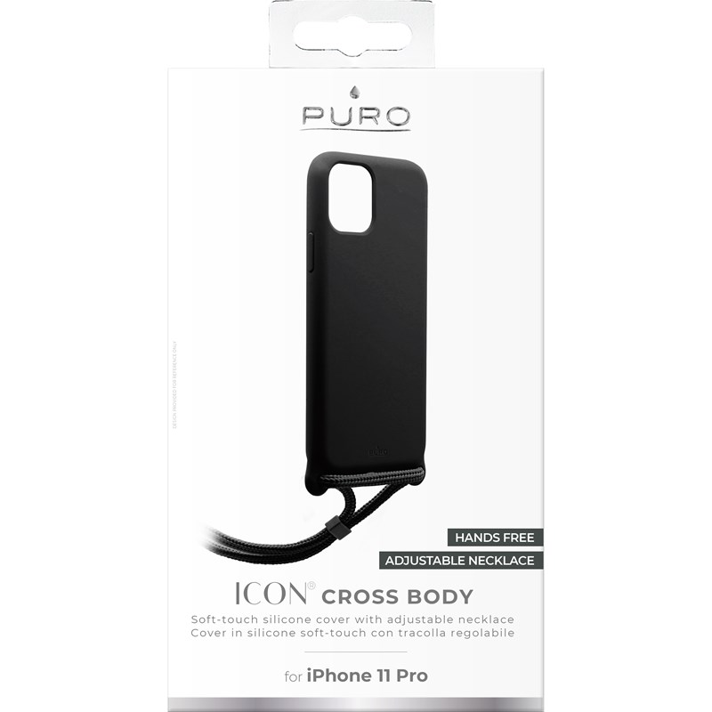 PURO ICON Cross Body - Etui iPhone 11 Pro (czarny)