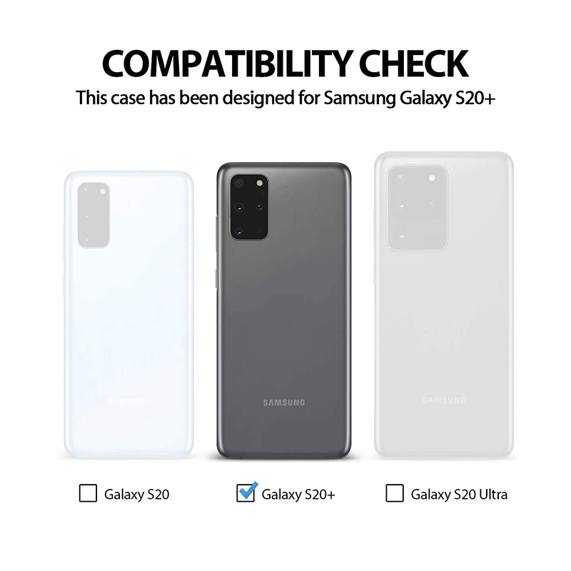 Crong Color Cover - Etui Samsung Galaxy S20+ (czarny)