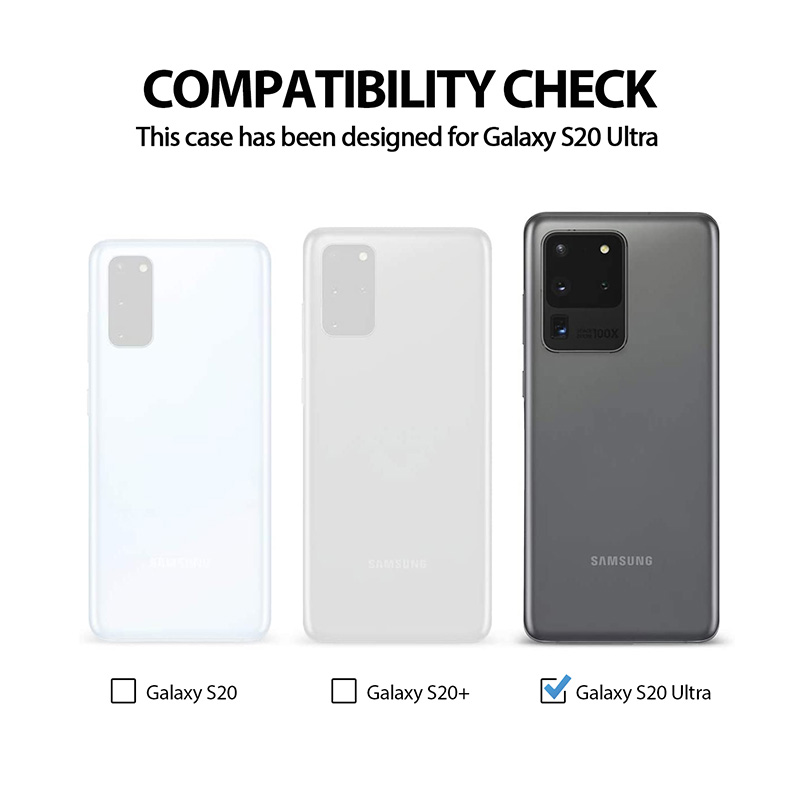 Crong Color Cover - Etui Samsung Galaxy S20 Ultra (czarny)