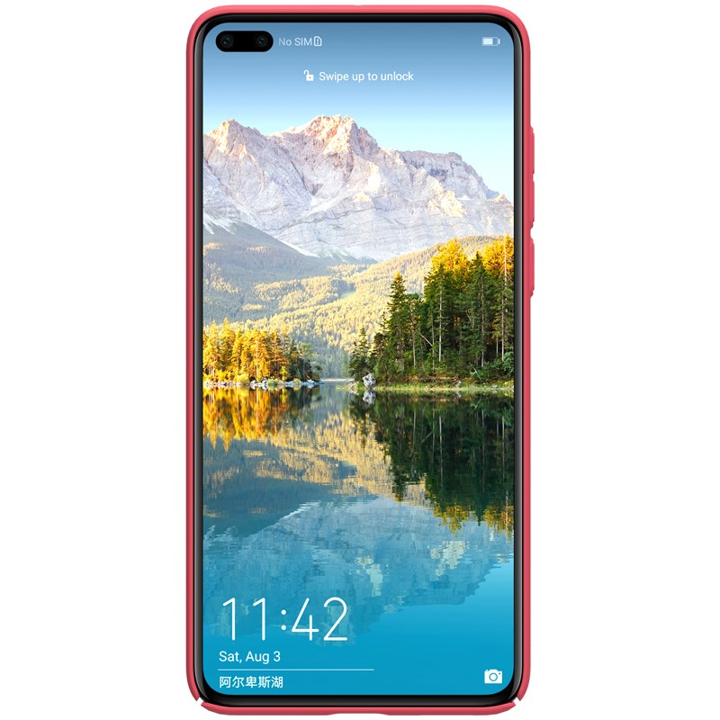 Nillkin Super Frosted Shield - Etui Huawei P40 (Bright Red)